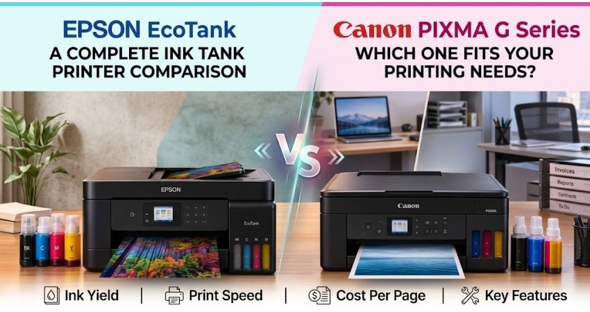 Epson EcoTank vs Canon PIXMA G: A Complete Ink Tank Printer Comparison