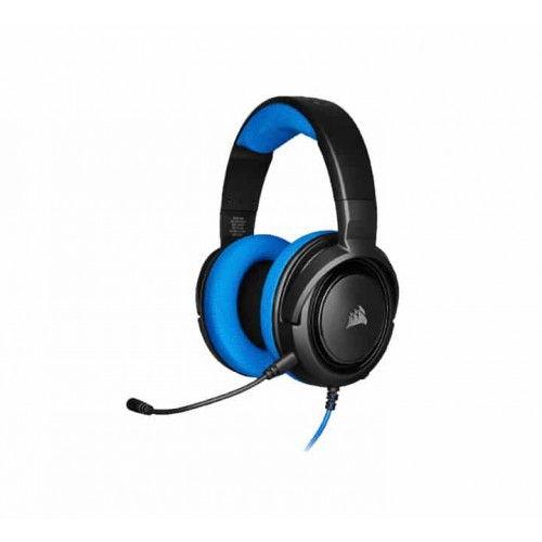 Corsair HS35 V2 Stereo Multiplatform Wired Gaming Headphone-Blue