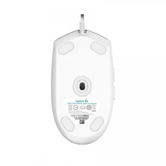 Logitech G102 Lightsync White Gaming Mouse