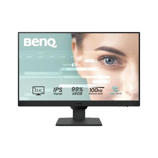 BenQ GW2490 23.8 Inch 100Hz FHD IPS Black Eye-Care Monitor