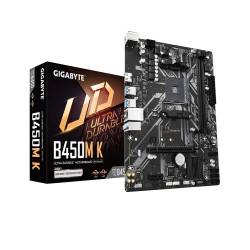 GIGABYTE B450M K AMD AM4 Micro Gaming Motherboard