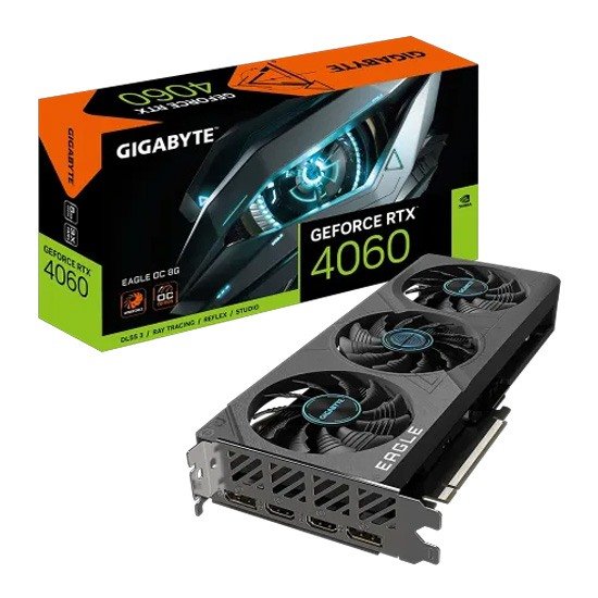 GIGABYTE GeForce RTX 4060 EAGLE OC 8G GDDR6 Graphics Card
