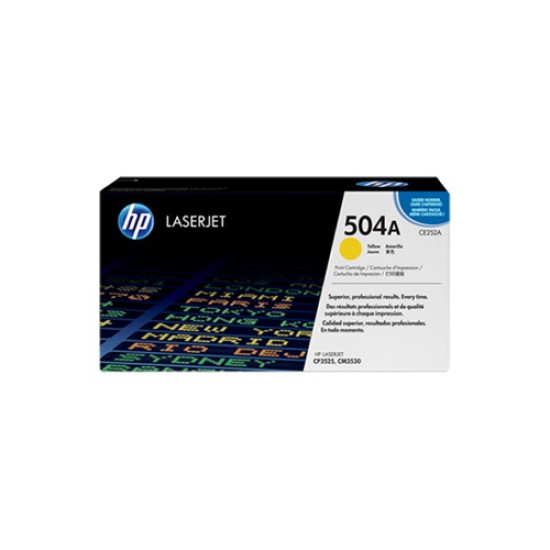 HP 504A Yellow Original LaserJet Toner Cartridge