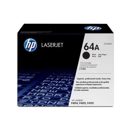 HP 64A Black Original LaserJet Toner Cartridge