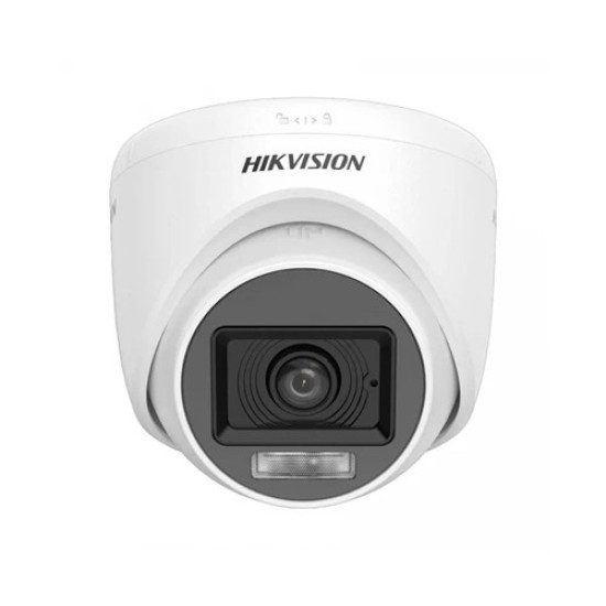Hikvision DS-2CE76D0T-LPFS 2MP Dual Light Audio Fixed Turret Camera