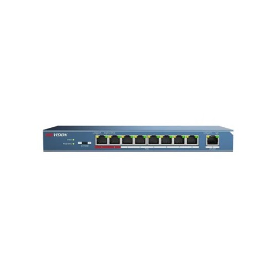 Hikvision DS-3E0109P-E/M(B) 8 Port Unmanaged PoE Switch