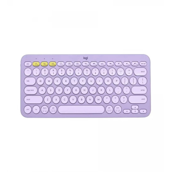 Logitech K380 Bluetooth Multi Device Lavender Lemonade Keyboard