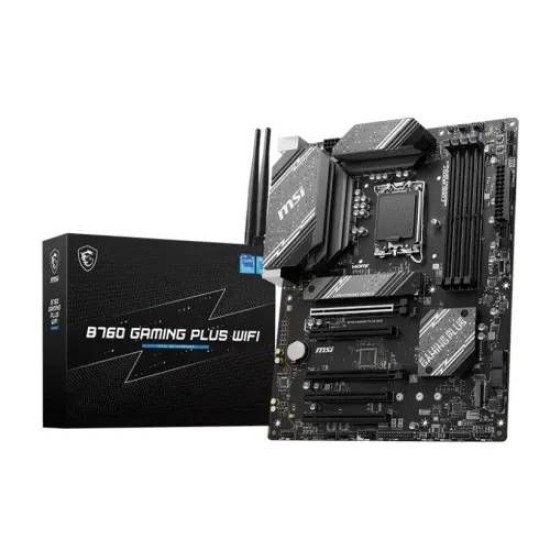 MSI B760 GAMING PLUS WIFI DDR5 Intel® B760 Chipset 14th/ 13th/ 12th Gen ATX Motherboard