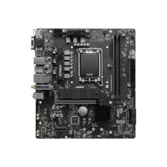 MSI B760M BOMBER WIFI DDR5 Intel® B760 Chipset 14th/ 13th/ 12th Gen mATX Motherboard