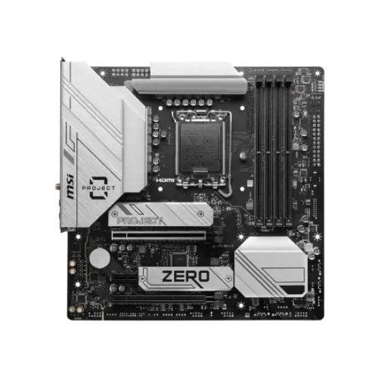 MSI B760M PROJECT ZERO DDR5 Intel® B760 Chipset 14th/ 13th/ 12th Gen mATX Motherboard