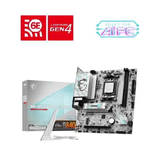 MSI B840M GAMING WIFI6E AMD B840 Chipset AM5 mATX Motherboard