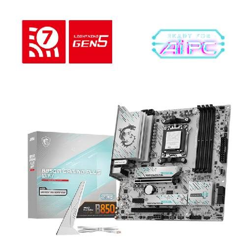 MSI B850M GAMING PLUS WIFI AMD B850 Chipset AM5 mATX Motherboard