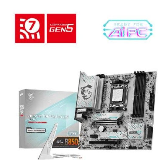 MSI B850M GAMING PLUS WIFI AMD B850 Chipset AM5 mATX Motherboard