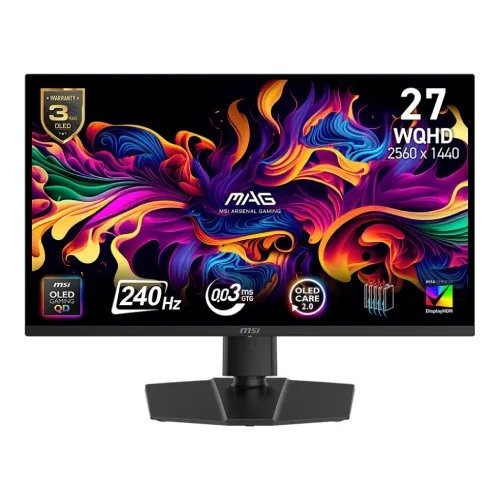 MSI MAG 273QP QD-OLED X24 26.5 inch 2K WQHD 240Hz Gaming Monitor