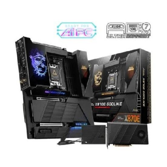 MSI MEG X870E GODLIKE AMD X870E Chipset AM5 ATX Motherboard