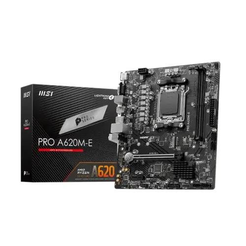 MSI PRO A620M-E AMD A620 Chipset AM5 mATX Motherboard