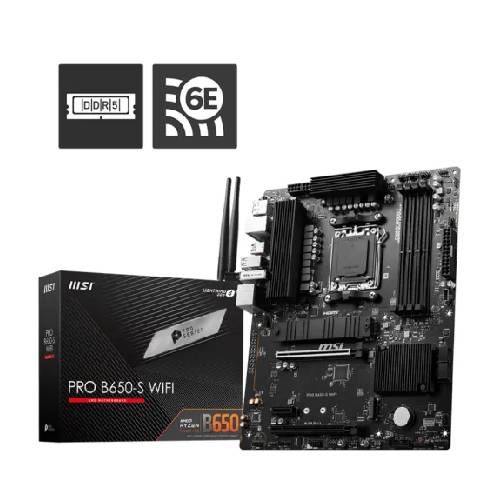 MSI PRO B650-S WIFI AMD B650 Chipset AM5 ATX Motherboard