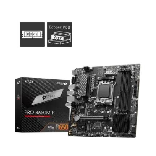 MSI PRO B650M-P AMD B650 Chipset AM5 mATX Motherboard