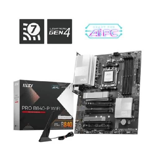 MSI PRO B840-P WIFI AMD B840 Chipset AM5 ATX Motherboard