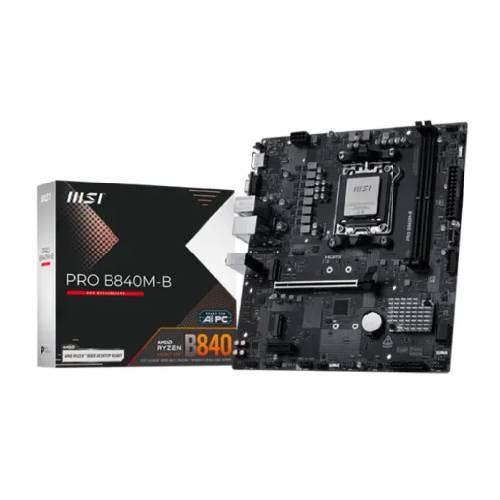 MSI PRO B840M-B AMD B840 Chipset AM5 mATX Motherboard
