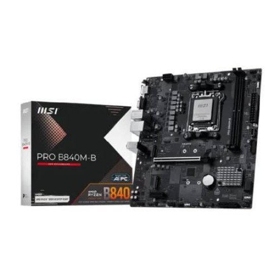 MSI PRO B840M-B AMD B840 Chipset AM5 mATX Motherboard