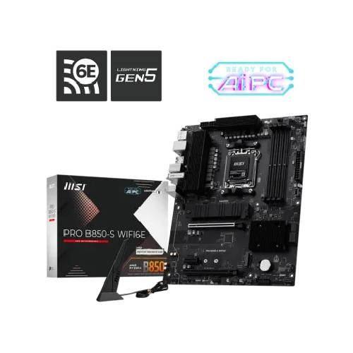 MSI PRO B850-S WIFI6E AMD B850 Chipset AM5 ATX Motherboard