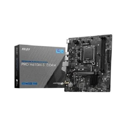 MSI PRO H610M-S DDR4 Intel H610 mATX Motherboard
