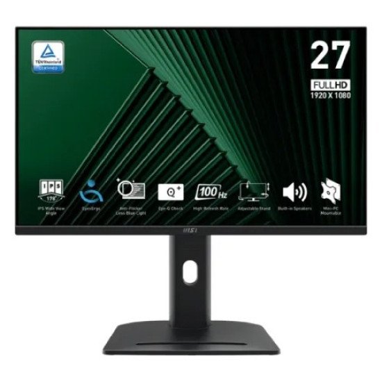 MSI PRO MP275PG 27 inch 100Hz 1ms FHD IPS Business Monitor
