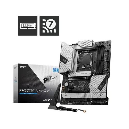 MSI PRO Z790-A MAX WIFI DDR5 Intel®Z790 Chipset 14th/ 13th/ 12th Gen LGA 1700 ATX Motherboard