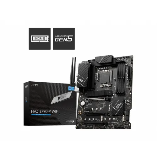 MSI PRO Z790-P WIFI DDR5 Intel®Z790 Chipset 14th/ 13th/ 12th Gen LGA 1700 ATX Motherboard