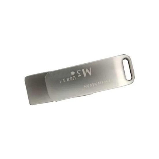TwinMOS M3 32GB USB 3.1 Metal Body Black Pen Drive