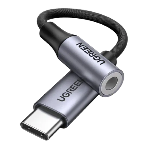 UGREEN AV142 10CM USB Type-C to 3.5mm Female Cable Converter