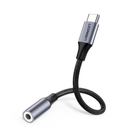 UGREEN AV142 10CM USB Type-C to 3.5mm Female Cable Converter