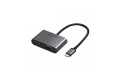 UGreen USB-C to HDMI+VGA Converter with PD Gray
