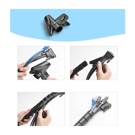 UGREEN LP121 DIA 25mm 3m Black Protection Tube