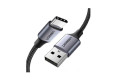 UGREEN USB-A 2.0 to USB-C Cable Nickel Plating Aluminum Braid 1.5m (Black) (Model: US288|P/N: 60127)