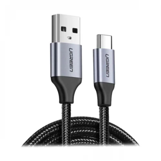 UGREEN US288 USB-A 2.0 to USB-C Cable Nickel Plating Aluminum Braid 1m