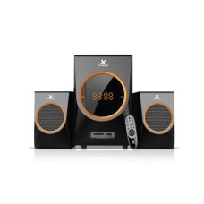 Xtreme Win 2:1 Bluetooth Black Multimedia Speaker With Remote