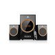 Xtreme Win 2:1 Bluetooth Black Multimedia Speaker With Remote