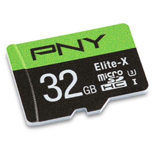 PNY 32GB MicroSDHC Class-10 UHS-I Memory Card With Adapter
