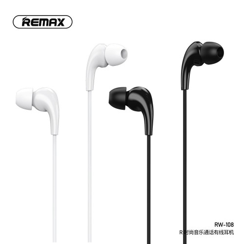 REMAX RW-108 Fashion Music Call Wired Earphone