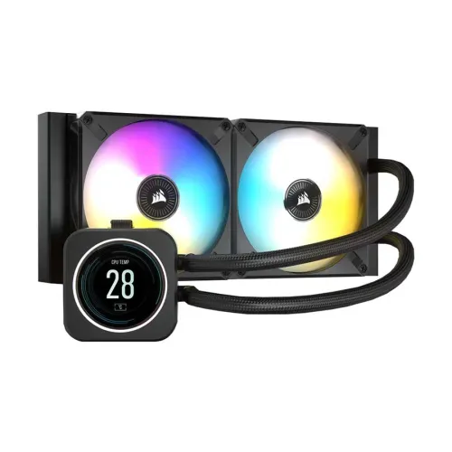 Corsair iCUE H100i ELITE LCD Display 240mm Liquid CPU Cooler