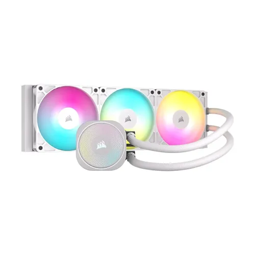 Corsair NAUTILUS 360 RS ARGB 360mm Liquid CPU Cooler WHITE