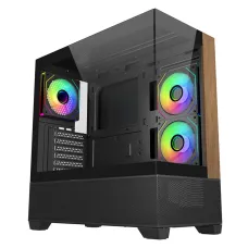 Cooler Master Elite 690 Tempered Glass Mid-Tower ATX Case Black