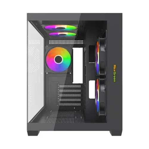 MaxGreen E275-S02 ARGB M-ATX Mid-Tower Gaming Casing