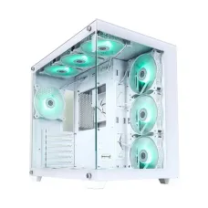 Revenger Base Dynamic Mid Tower Gaming Case - White