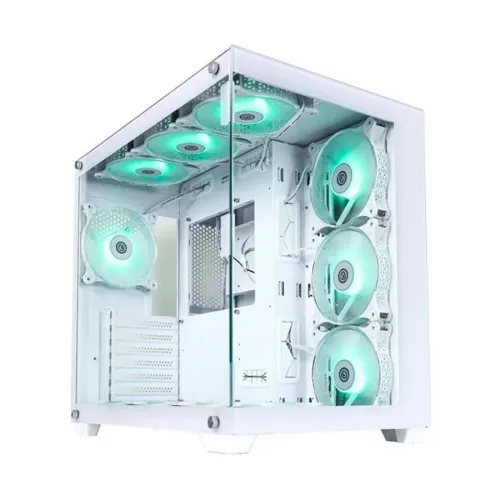 Revenger Base Dynamic Mid Tower Gaming Case - White