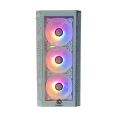 Revenger SHOCKWAVE Mid Tower ATX RGB Gaming Case White
