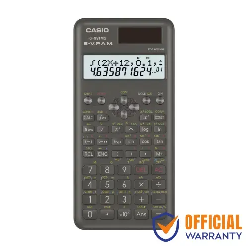 Casio FX-991MS-2 2nd Edition Non-Programmable Scientific Calculator