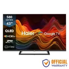Haier H43S80GUX 43 Inch QLED 4K UHD Google TV